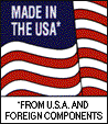 Made in the USA from USA and foreign components