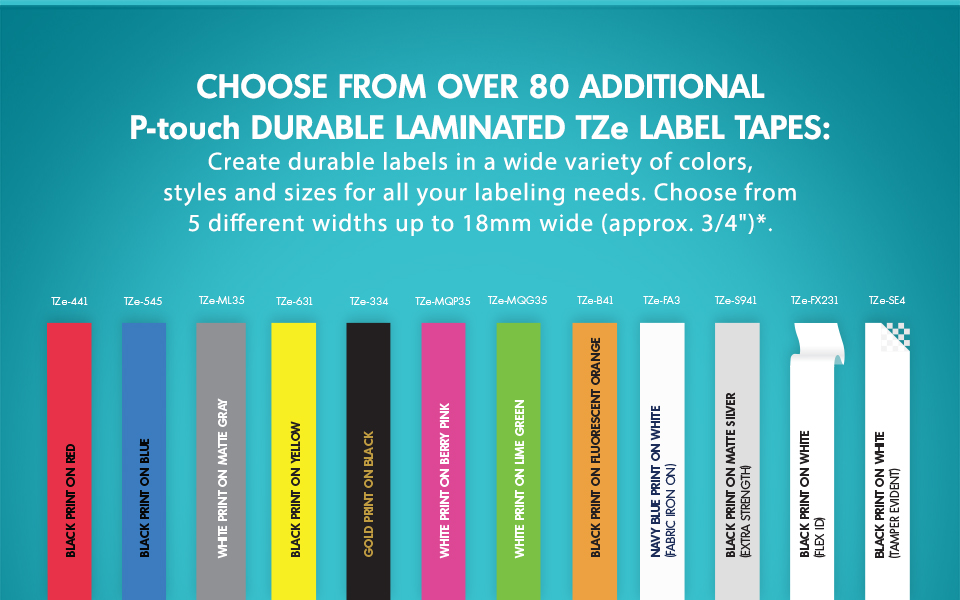 brother label maker tape 18mm