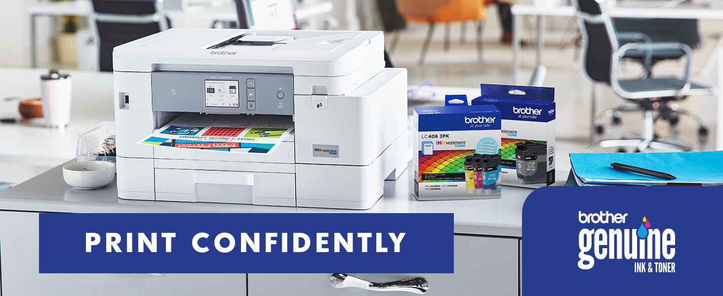 Print Confidently with Brother Genuine Ink & Toner