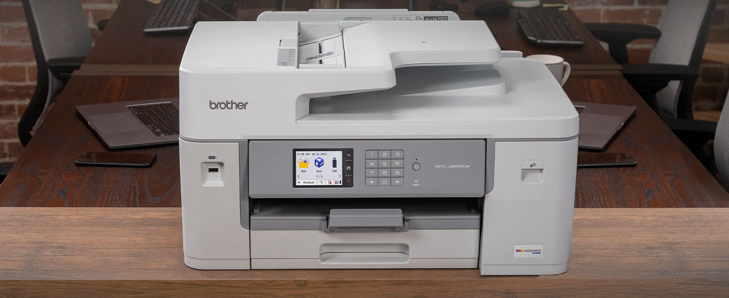 Printer on office desk