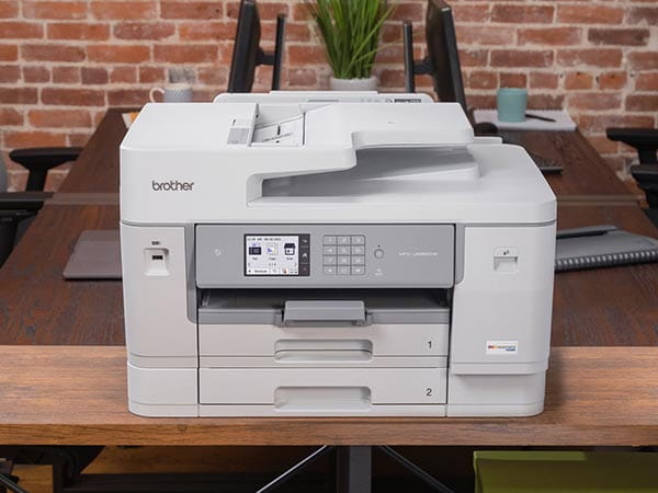 Printer on office desk