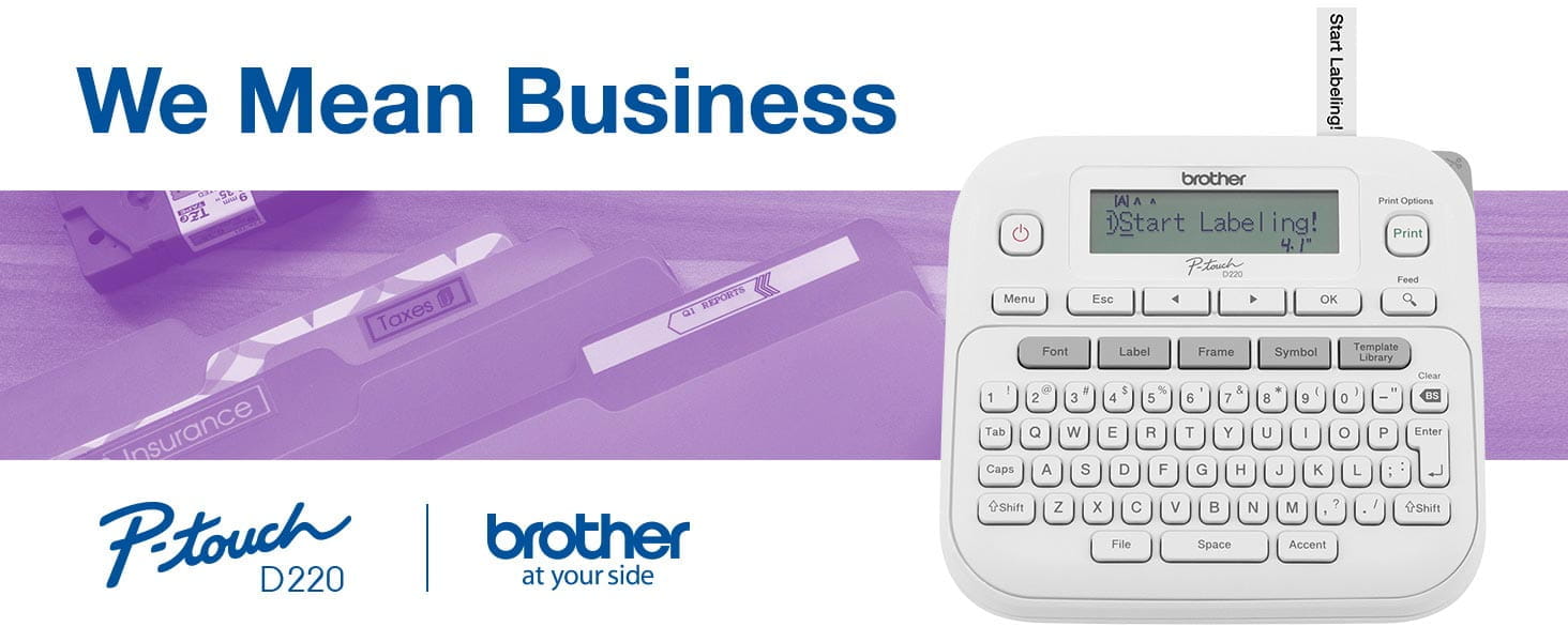 Brother P-touch D220: We Mean Business