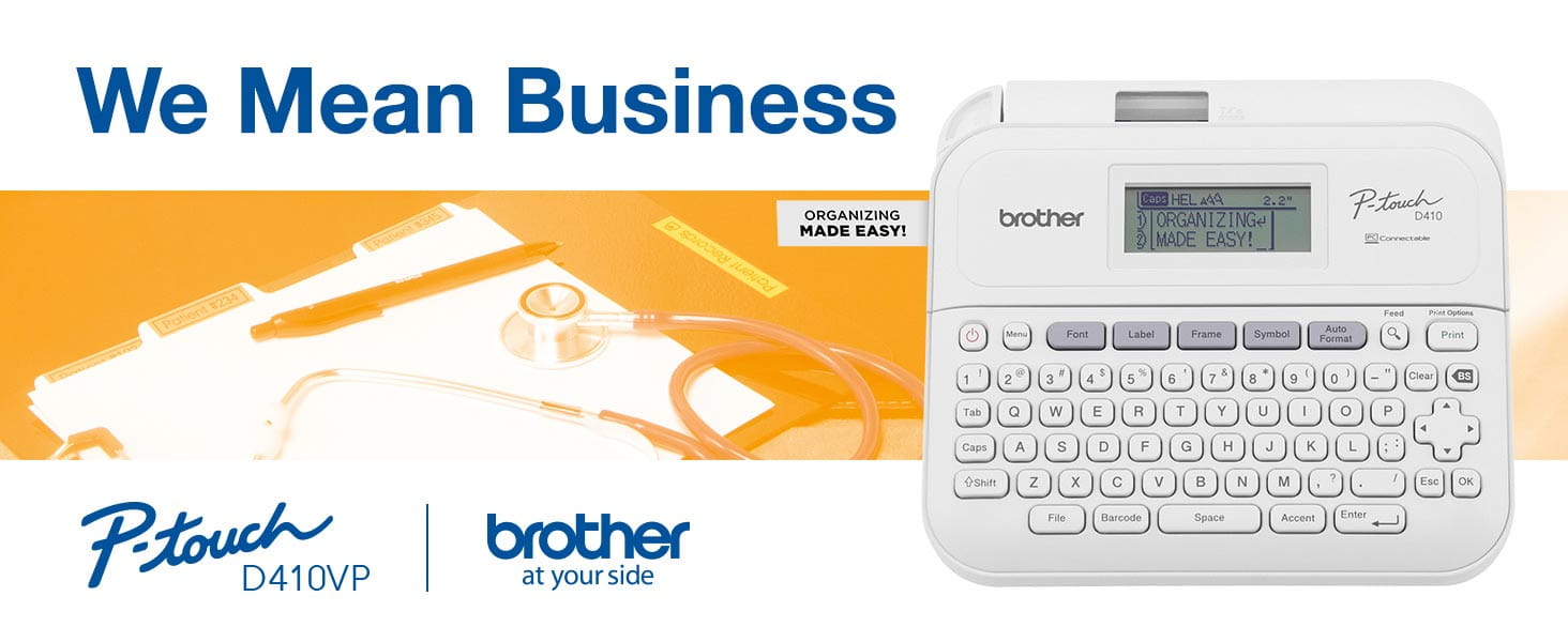Brother P-touch D410VP: We Mean Business