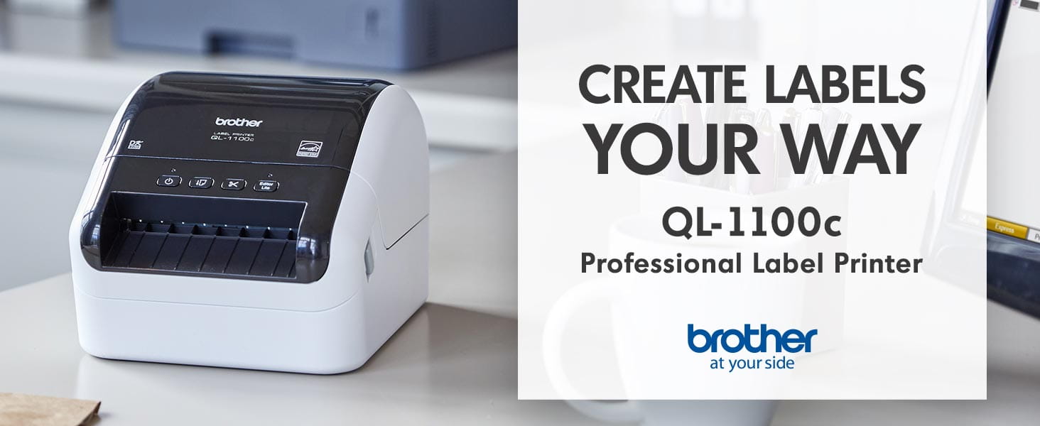 Create Labels Your Way: Brother QL-1100c Professional Label Printer