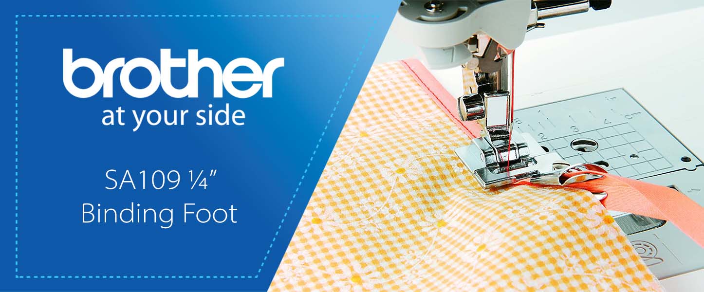 Snap On Adjustable Bias Tape Binding Foot Brother Sewing Machine usa
