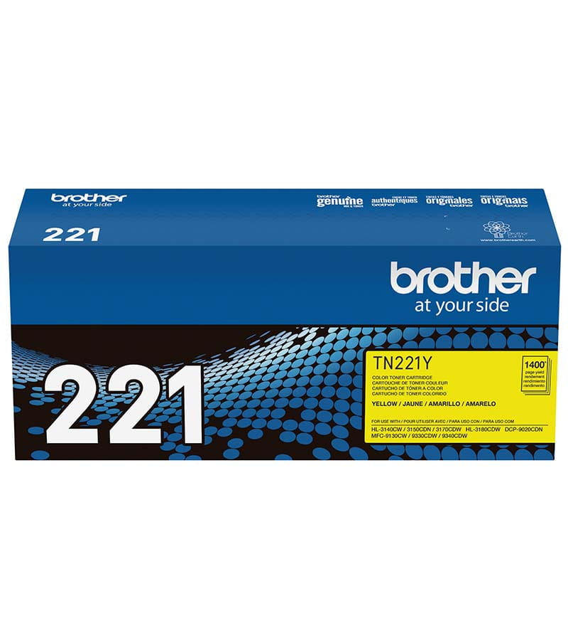 Toners Originali Brother TN-221 - Confezione Completa Nero, Ciano, Magenta, Giallo