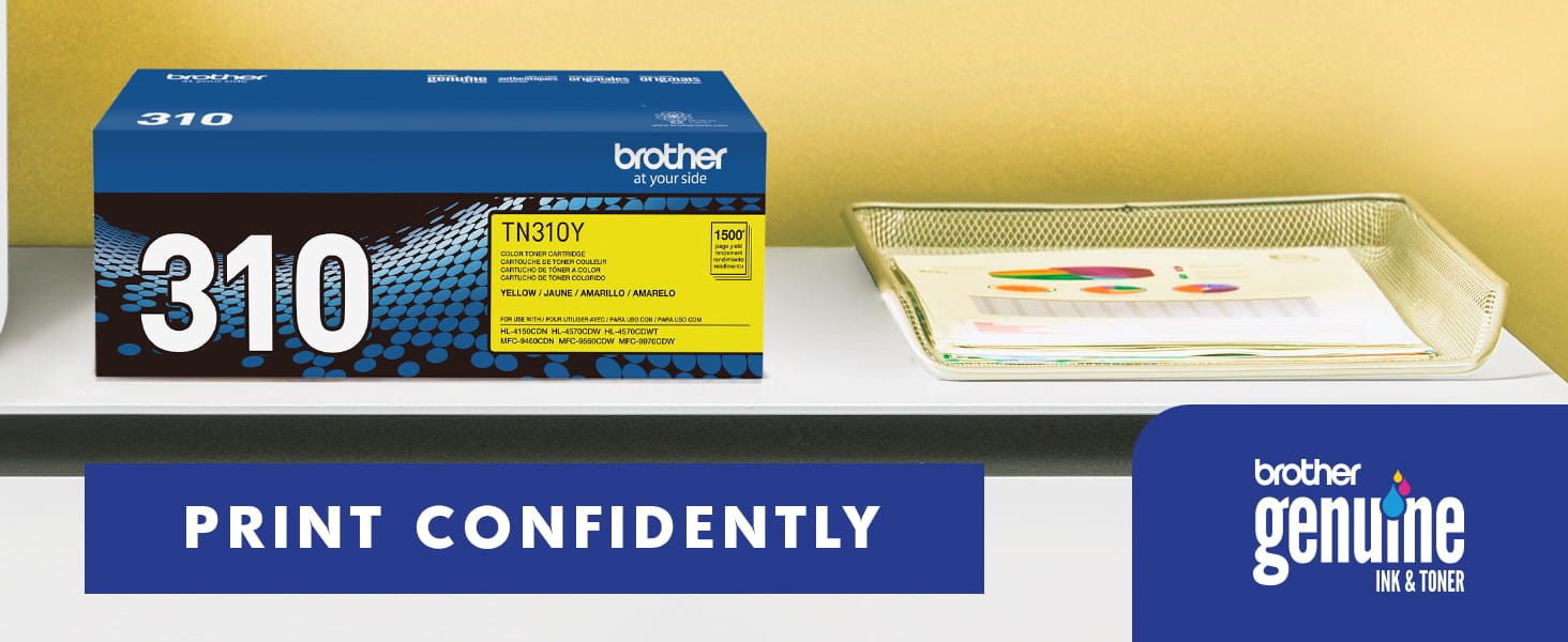 Print confidently with Brother Genuine Ink & Toner