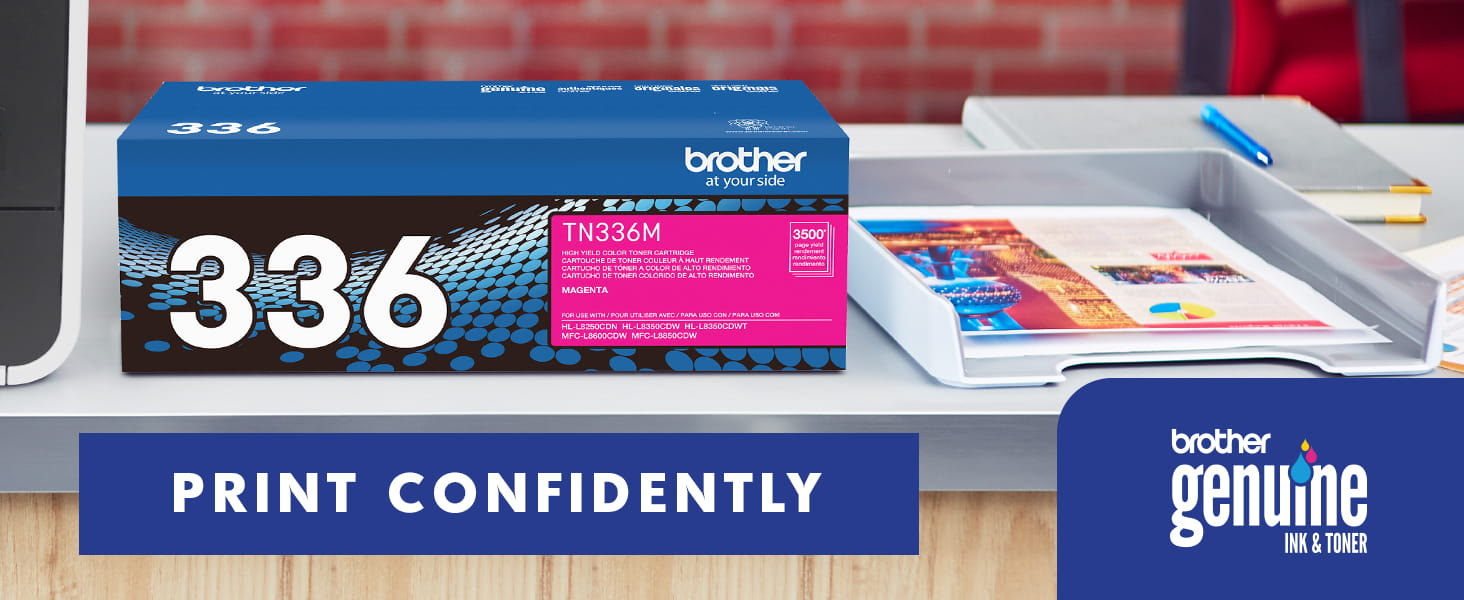 Print confidently with Brother Genuine Ink & Toner
