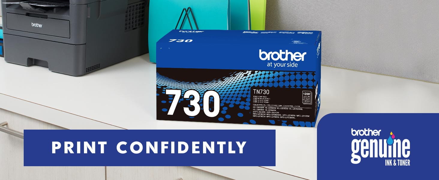 Brother TN730 TN-730 MICR Toner Cartridge for Check Printing. MFC-L271