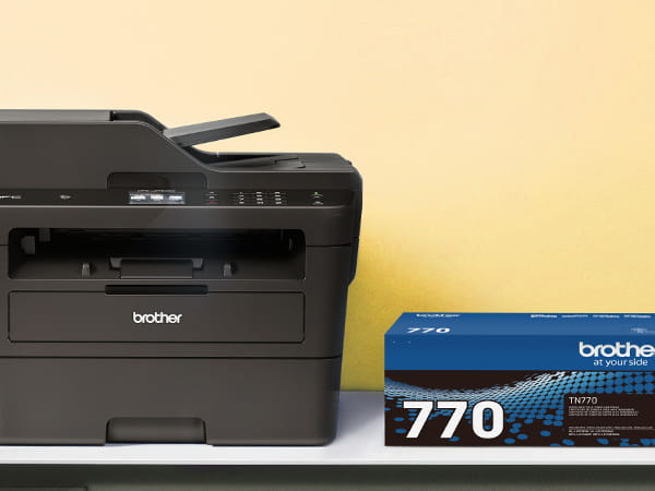Brother TN770 toner with MFCL2750DW laser all-in-one printer