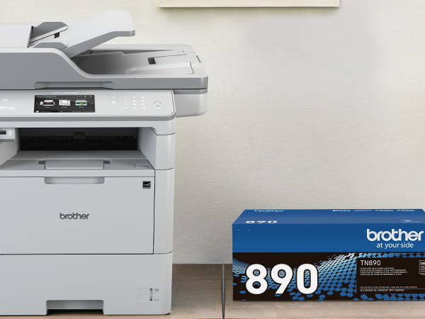Brother TN890 toner with MFCL6900DW laser all-in-one printer