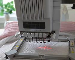 Embroidery laser