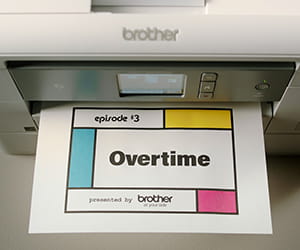 Overtime title printout