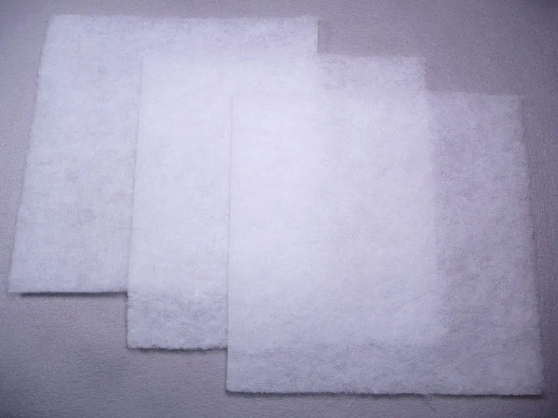3 Pieces of felt laying next to each other