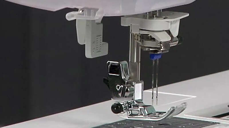 brother twin sewing needle in machine