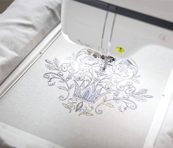 Spacious Embroidery Area