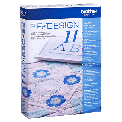 Ultieme zijde Overstijgen PE-DESIGN 11 Personal Embroidery and Sewing Digitizing Software | By Brother