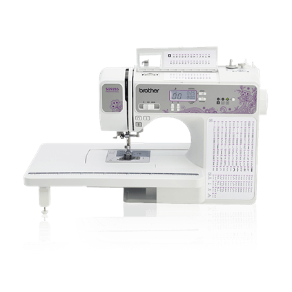 Brother SQ9285 Sewing Quilting Machine+150 Stitches+Extension Table+10 Feet+Font 