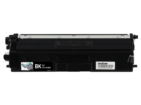 

Brother TN433BK High-yield Toner, Black, Yields approx 4,500 pages