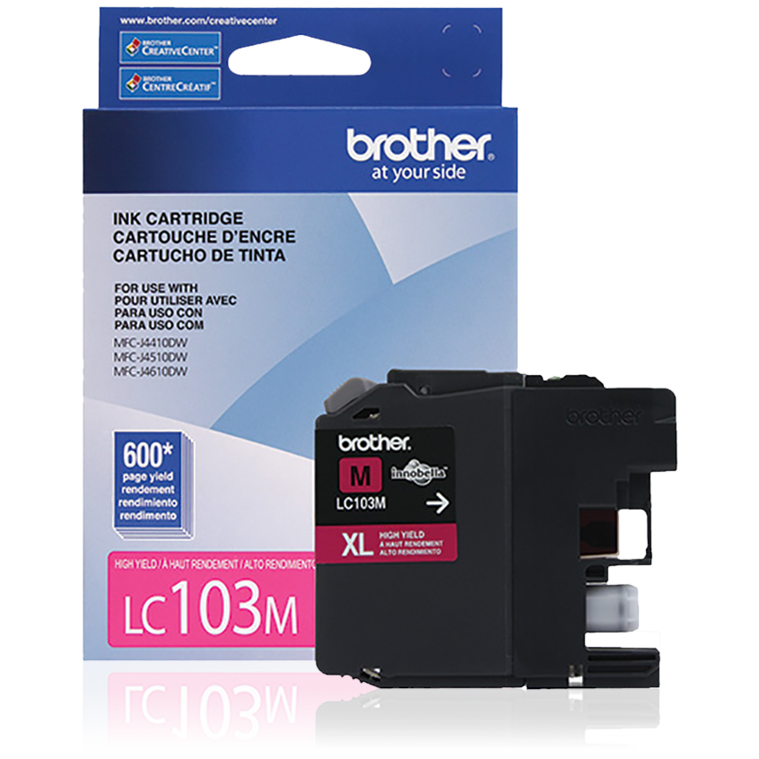 

Brother High-yield Ink, Magenta, Yields approx 600 pages