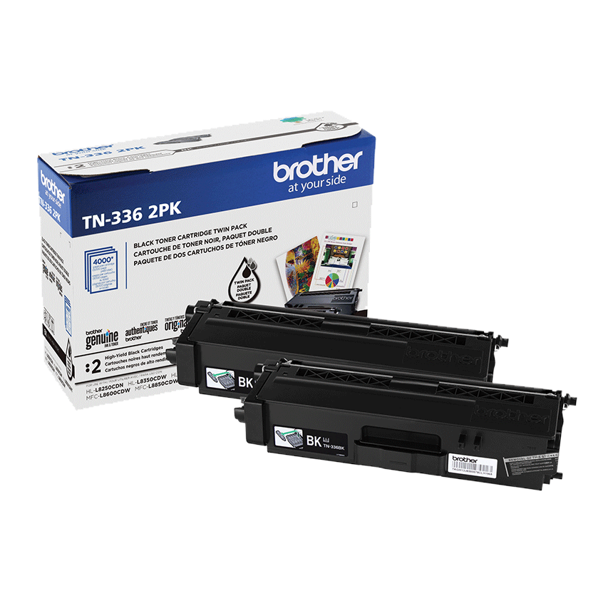 Photos - Ink & Toner Cartridge Brother High-Yield Toner, Black Twin Pack, Yields approx 4,000 pages/cartr 