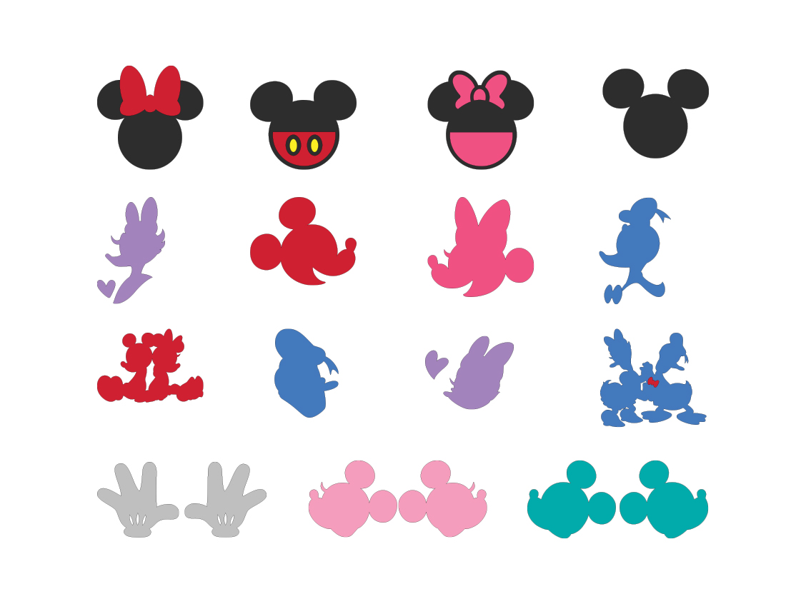 Brother ScanNCut CADSNP03 Disney Mickey Appliqu‚ Pattern Collection #1