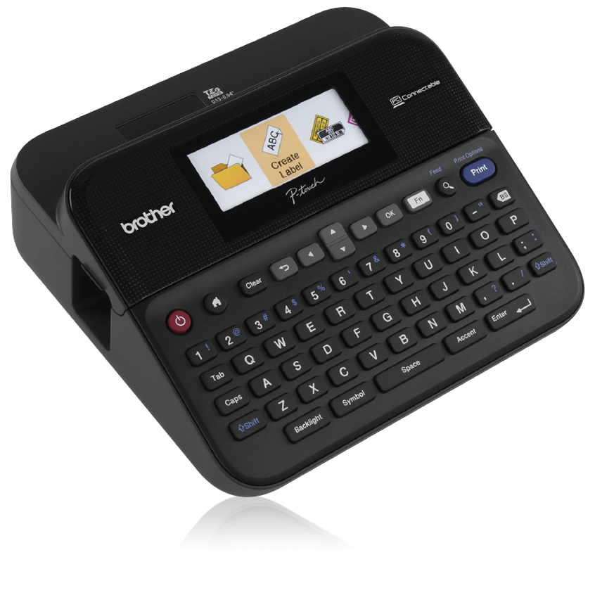 PC-Connectable Label Maker with Full Color Graphic... PTD600VP Brother P-touch 