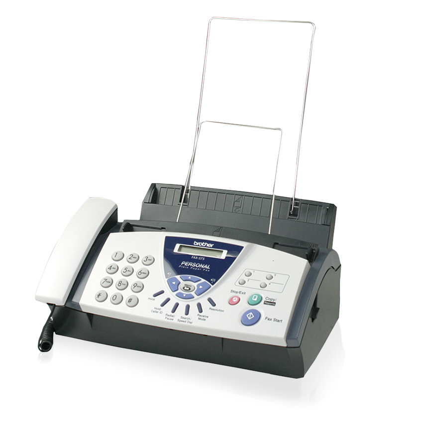 Give Surrey tongue Brother FAX575 | Personal Fax with Phone and Copier
