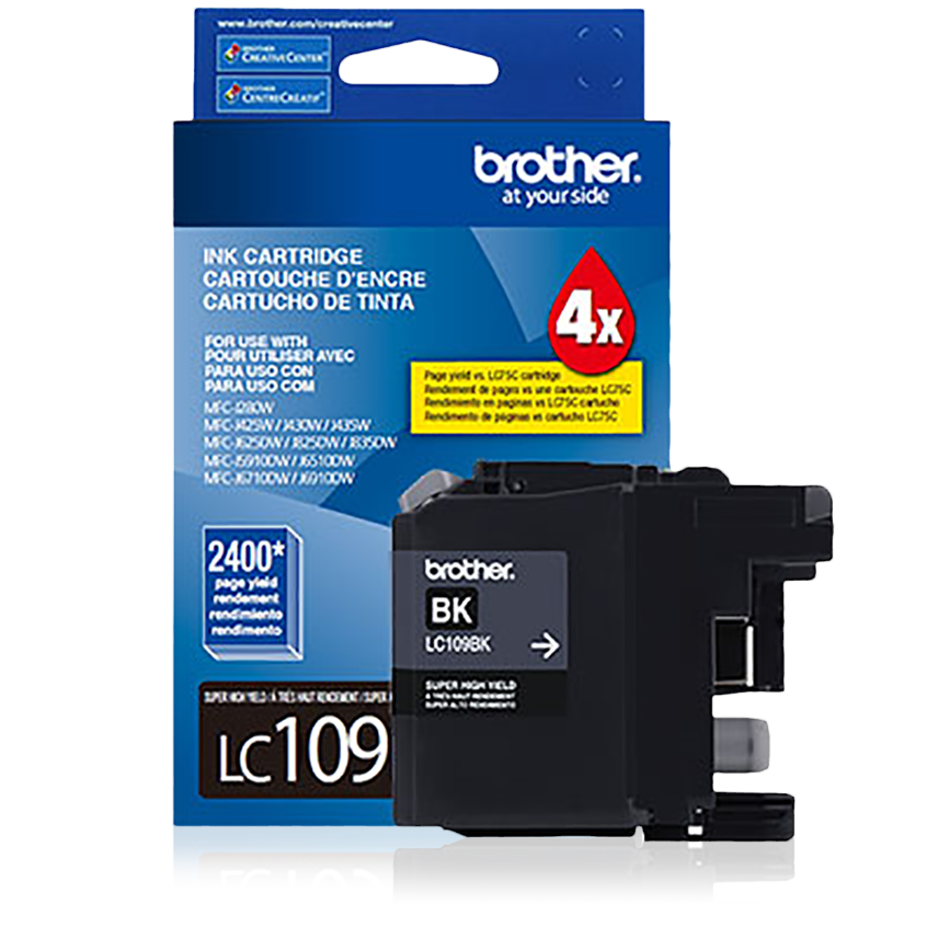 LC109BK | Brother Ink - Black | By