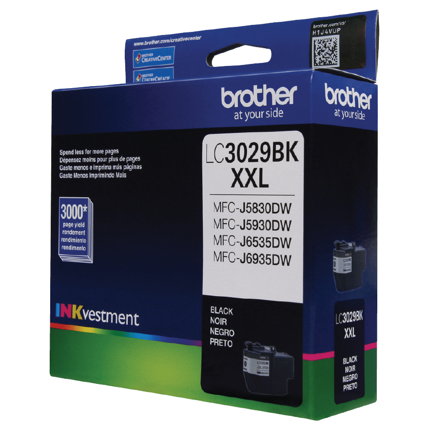 InnerTeck 3 Black Compatible with Brother LC 3029 Black LC3029BK XXL Ink Cartridges Work for Brother MFC-J5830DW MFC-J6535DW MFC-J6935DW MFC-J5830DW XL MFC-J6535DW XL MFC-J5930DW Printer 