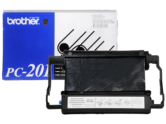 Brother PC-201 Black Printing Cartridge for sale online 