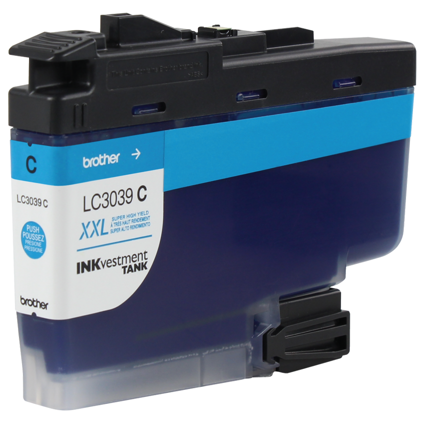 Brother LC3039C INKvestment Tank Ultra HighYield Cyan Ink Cartridge