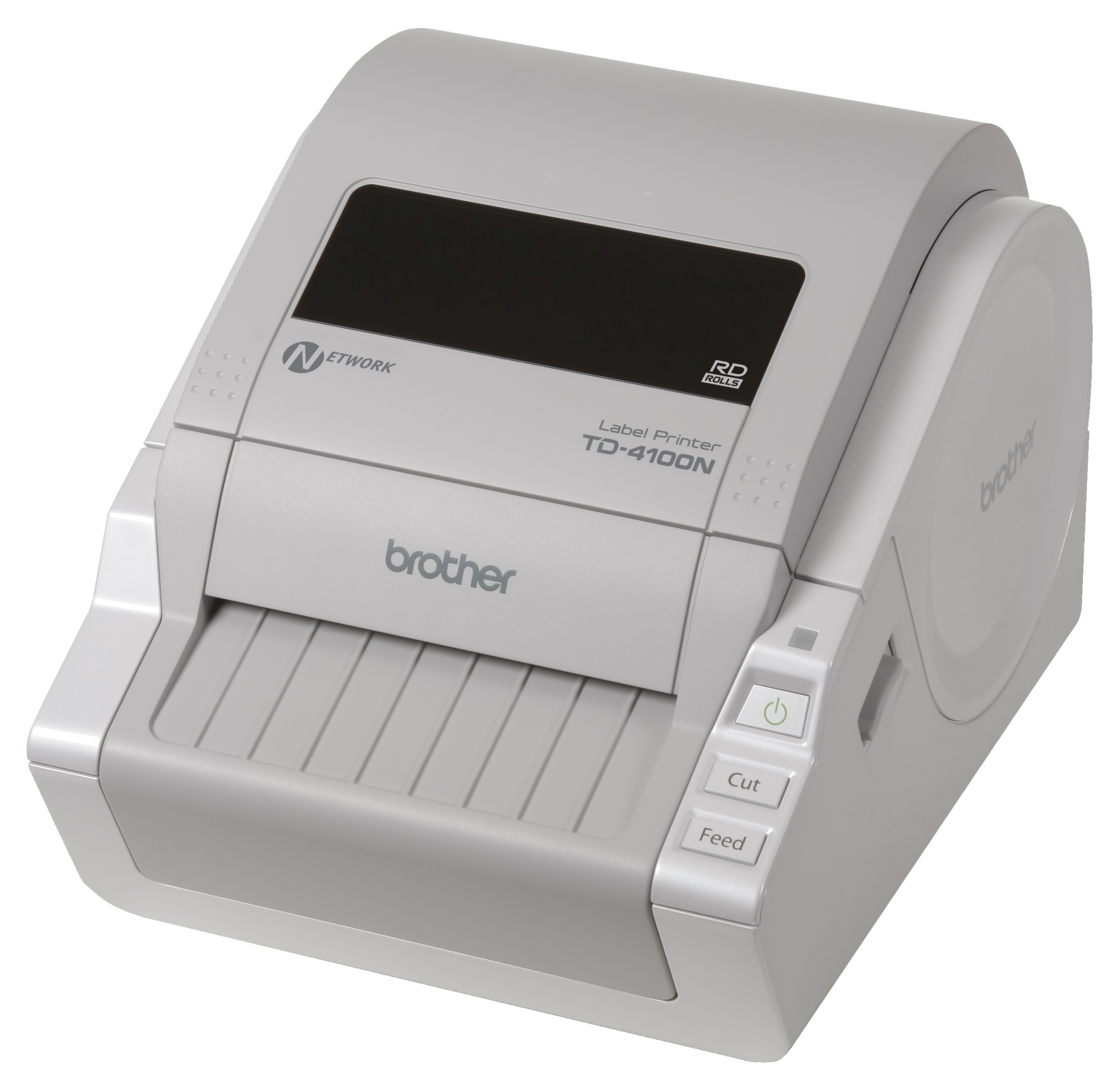 Brother TD-4100N Desktop Network BarCode and Label Printer 