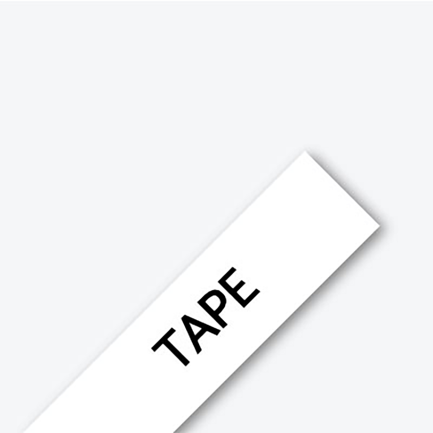 Details about   4PK TZ-211 TZe-211 Black on White Label Tape For Brother P-Touch PT-9600 6mmx8m