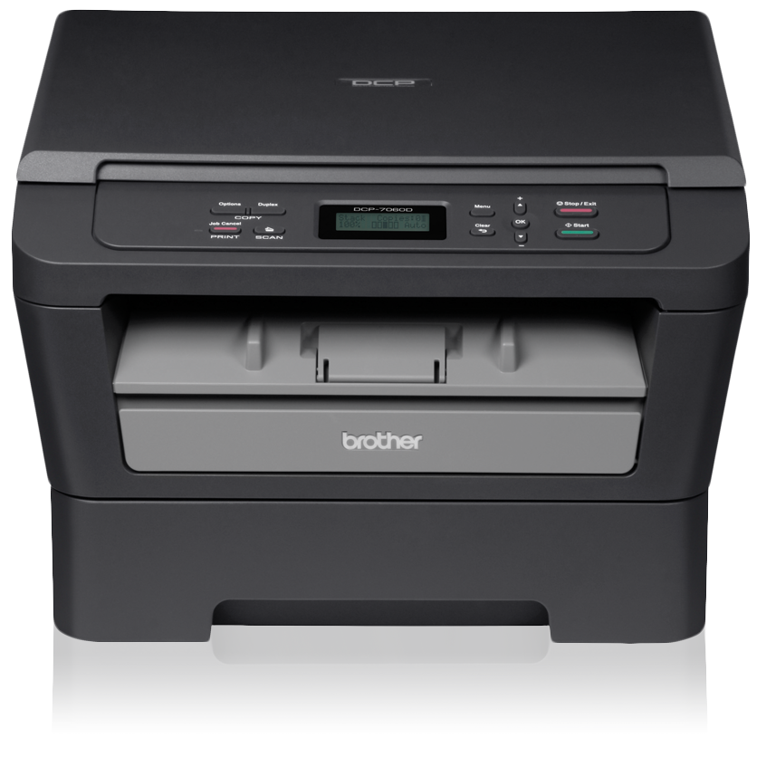 Brother DCP-7060, Multifunction Printer with. Automatic 2-sided. (Duplex) Printing. The DCP-7060D offers print, scan and copy capabilities in one compact multifunction unit.
