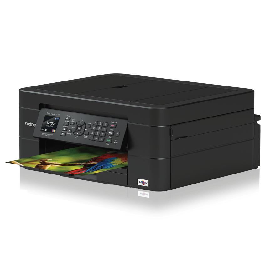 Plain Paper Print Desktop Color Brother MFC-J497DW Inkjet Multifunction Printer 