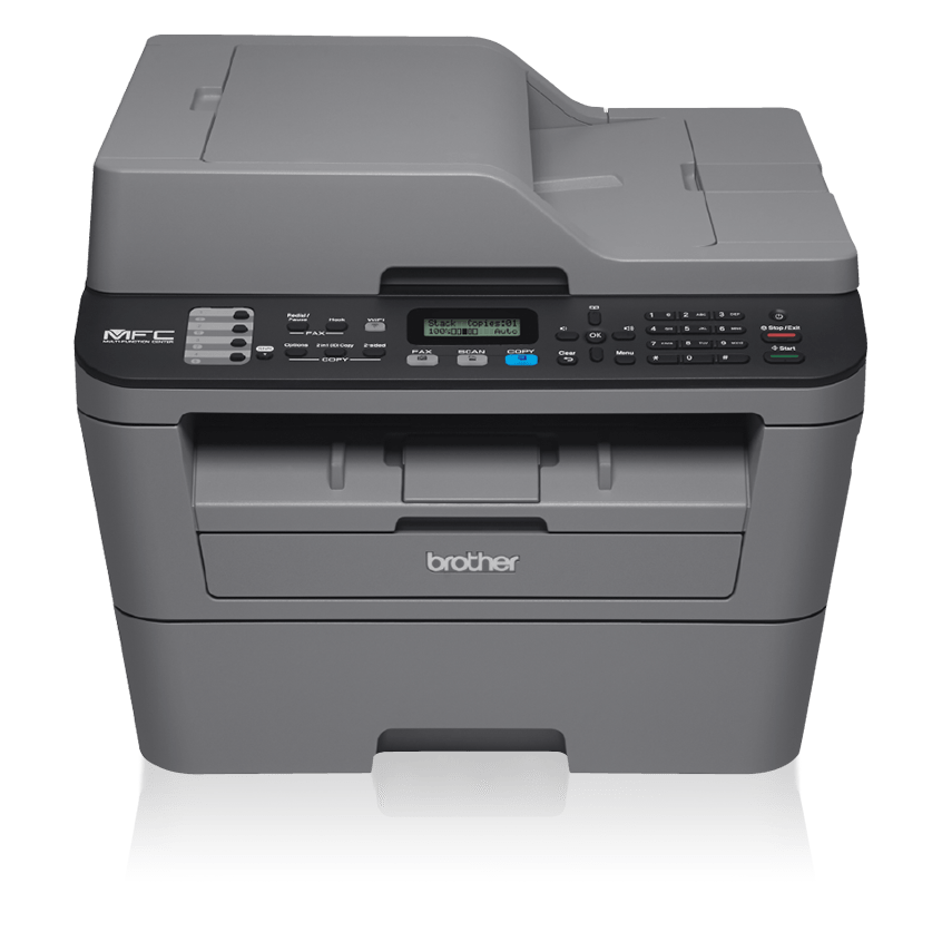 The Brother™ MFC-L2705DW is a reliable, affordable monochrome laser all-in-one with an up to 35-page automatic document feeder for home or small office use. This desk-friendly, compact all-in-one has an up to 250-sheet capacity tray, connects with ease via wireless networking or Ethernet, and prints and copies at up to 30ppm. Print from compatible mobile devices over your wireless network‡. Scan documents to a variety of destinations, including popular cloud services‡. High-speed faxing. Automatic duplex printing. 2-year limited warranty plus free phone support for life of your product.