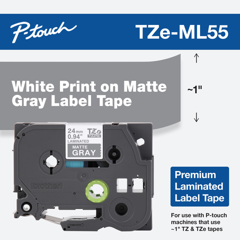 Details about   5PK Compatible with Brother TZ TZe-M34 Gold on Matt Clear Label Tape PT-1500 