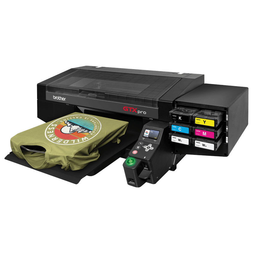 GTXpro Dark Garment Printer featuring CMYK and White Ink Print Heads ...