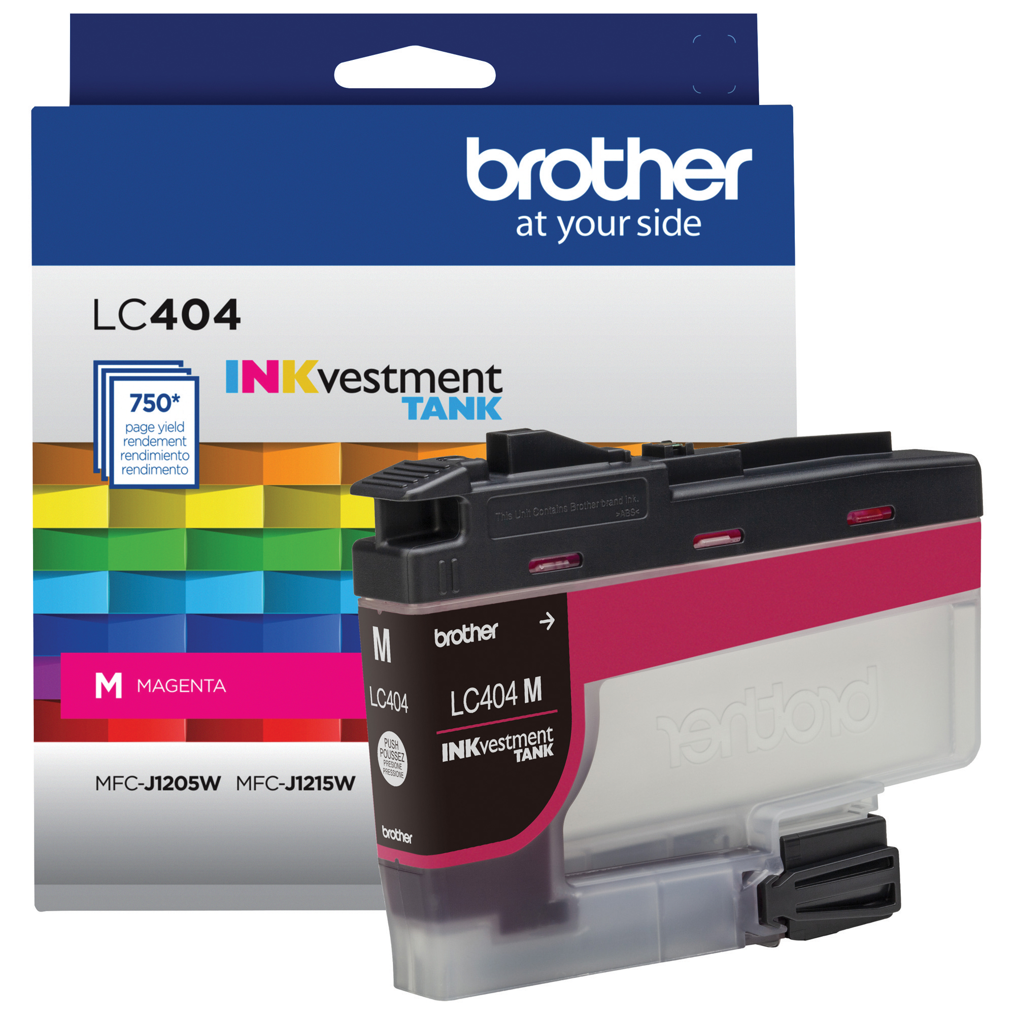 

Brother INKvestment Tank Standard-yield Ink, Magenta, Yields approx 750 pages