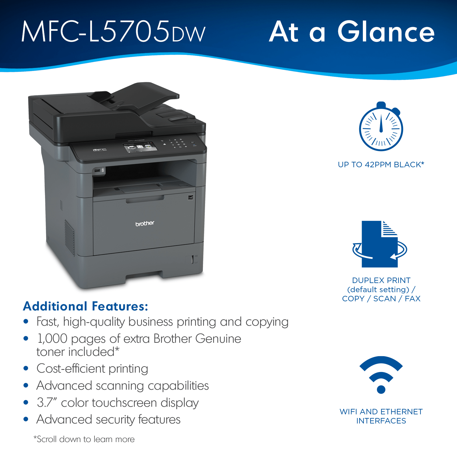 Mfc L5705dw Printersaios Printersaiosfaxmachines By Brother