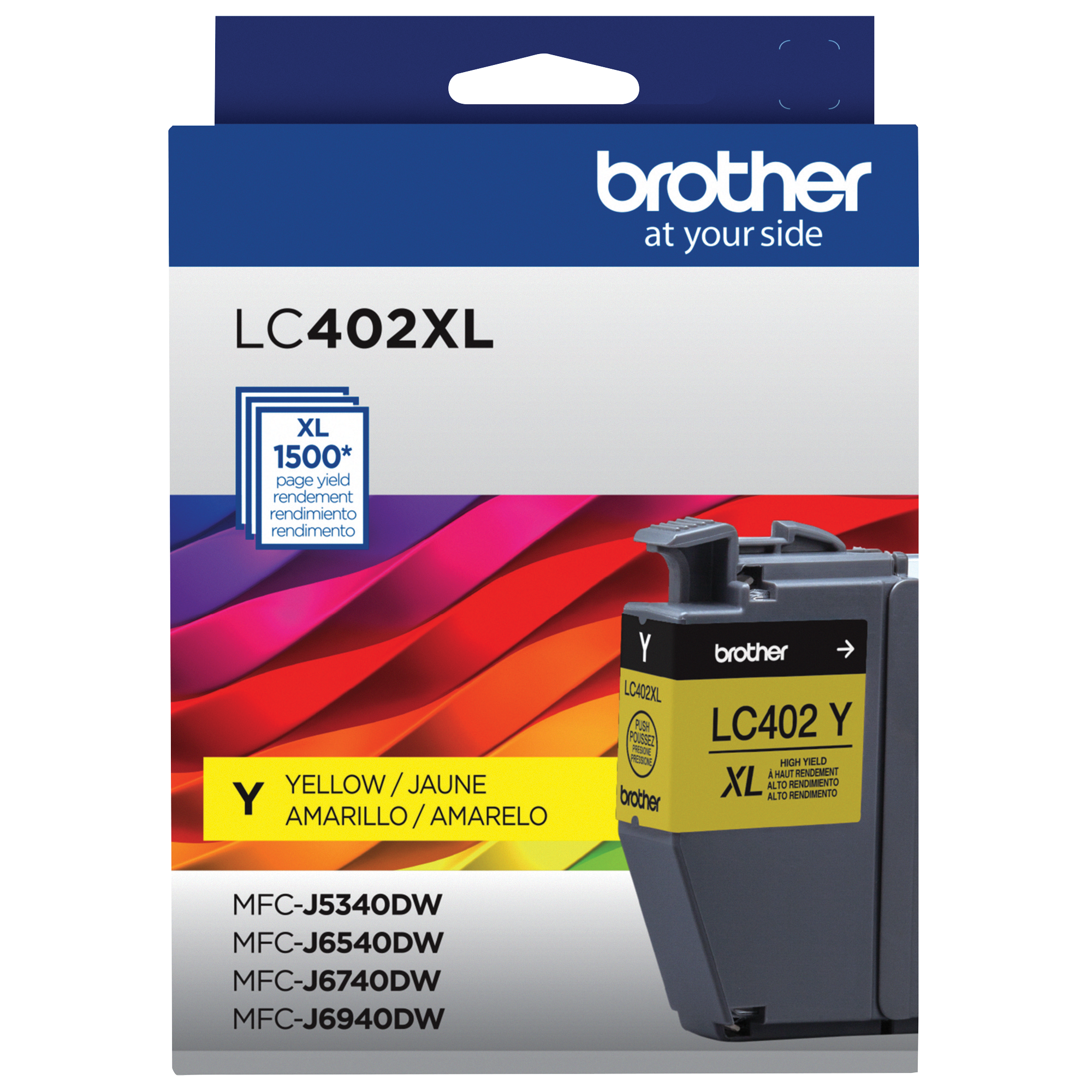 Photos - Ink & Toner Cartridge Brother High-yield Ink, Yellow, Yields approx 1500 pages LC402XLYS 