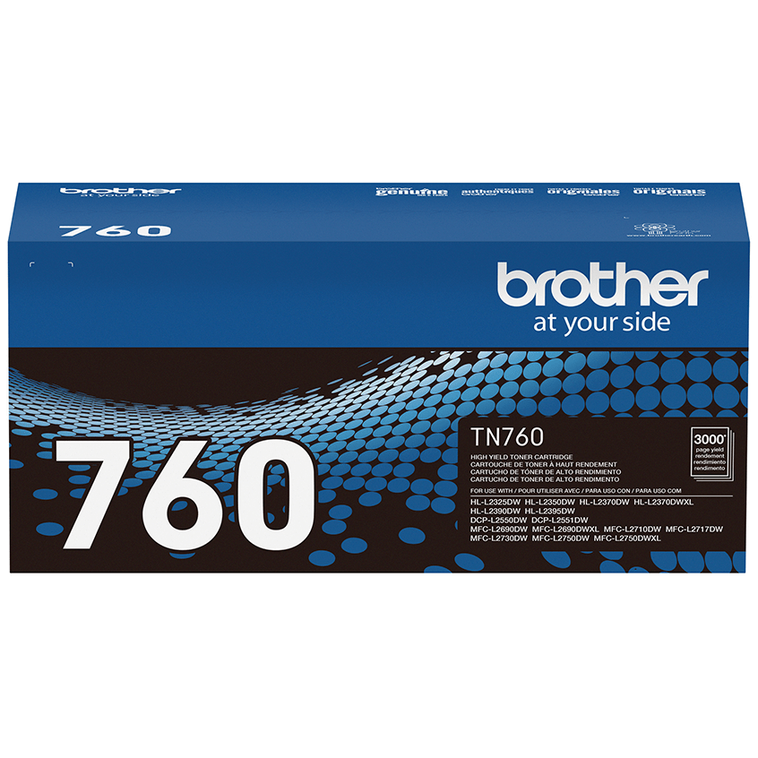 Brother TN760 High-Yield Toner Cartridge