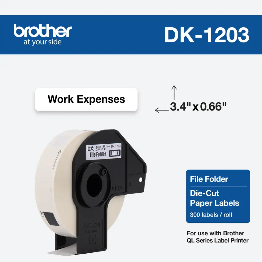 OfficeSmartLabels Brother Compatible DK1203 DK-1203 Labels Without Cartridge 1PK 