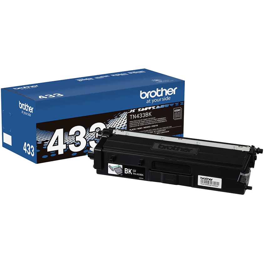 

Brother High-yield Toner, Black, Yields approx 4,500 pages