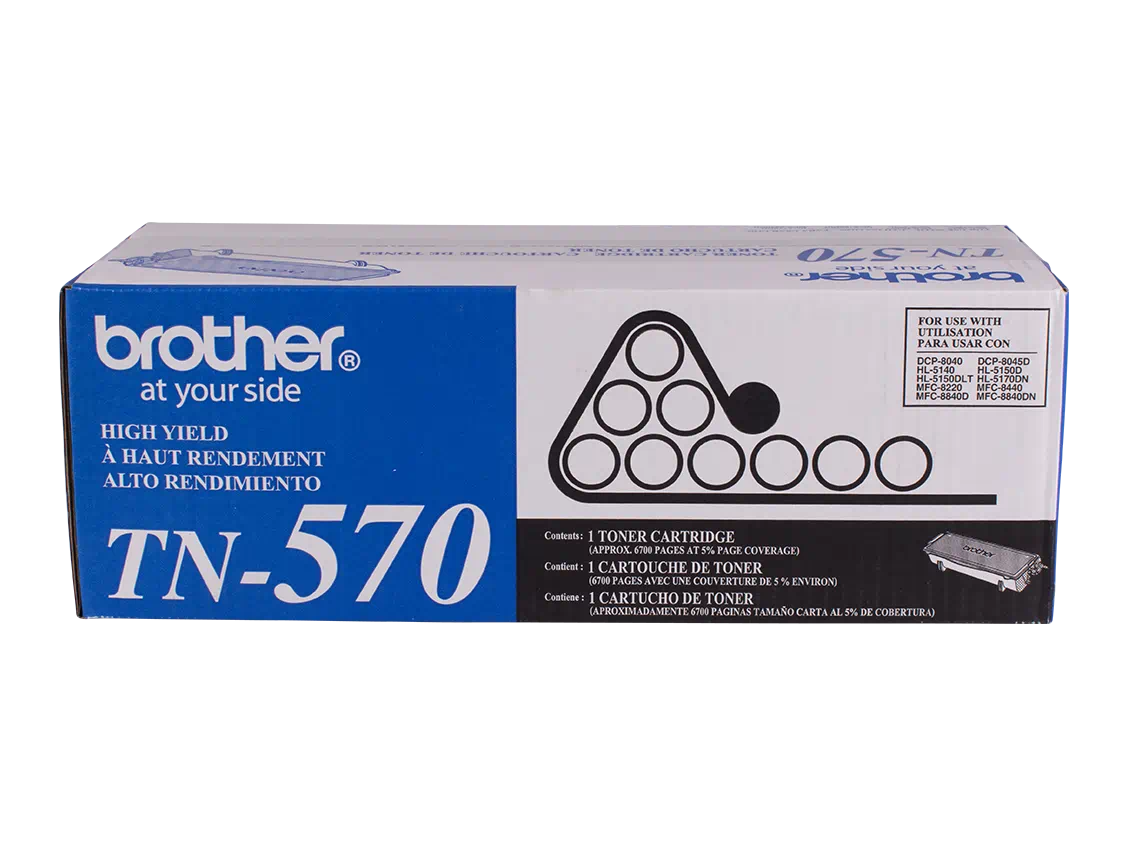 

Brother High-yield Toner, Black, Yields approx 6,700 pages