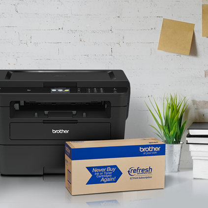 Monochrome Laser Printer with Convenient Flatbed Copy & Scan, 2.7