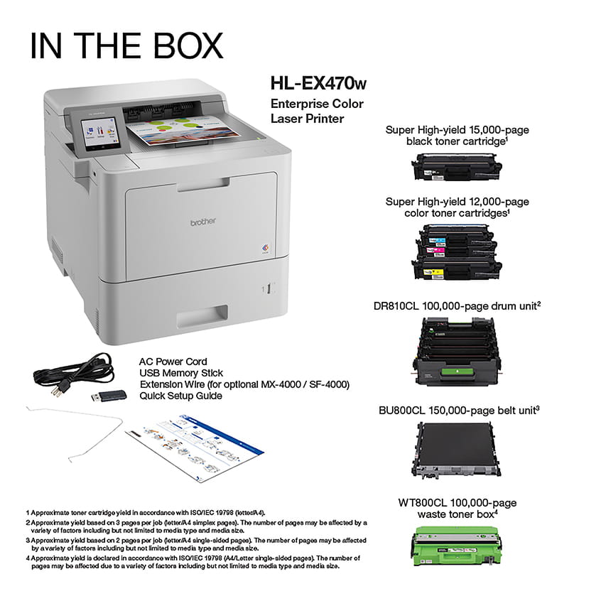 Shop HLEX470W enterprise color laser printer | Brother