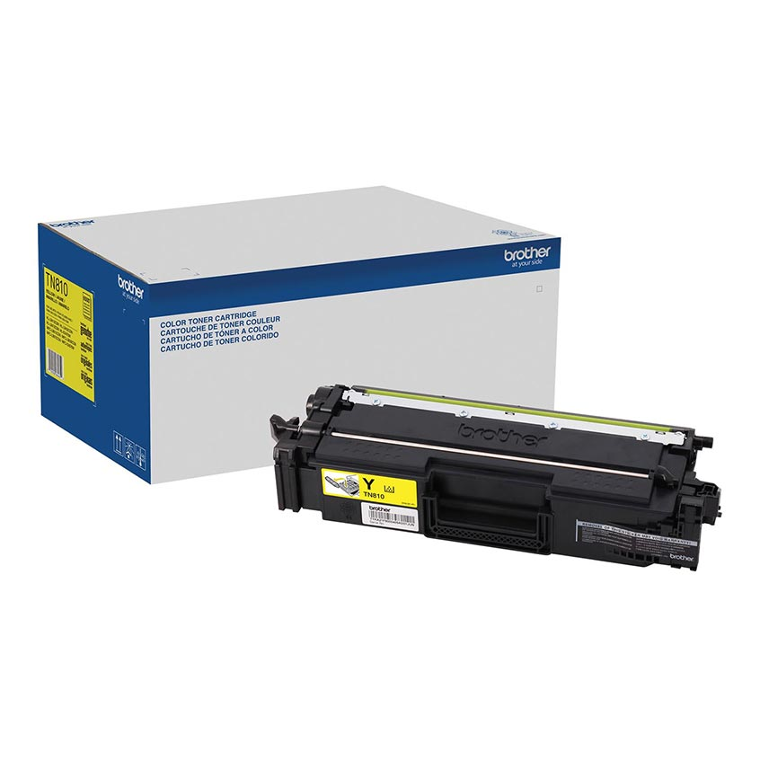 Photos - Ink & Toner Cartridge Brother Standard-yield Toner, Yellow, Yields approx 6,500 pages TN810Y 