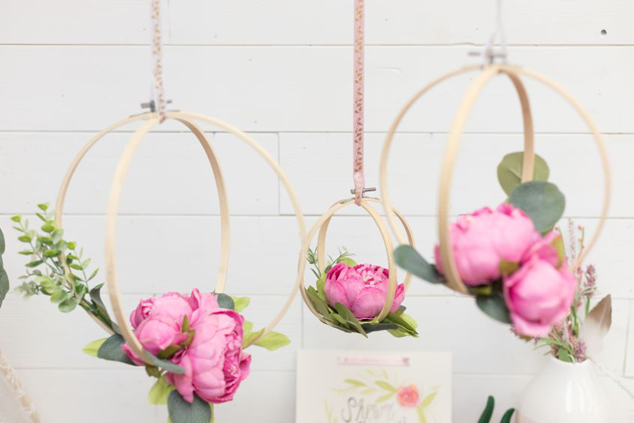 Hanging flowers